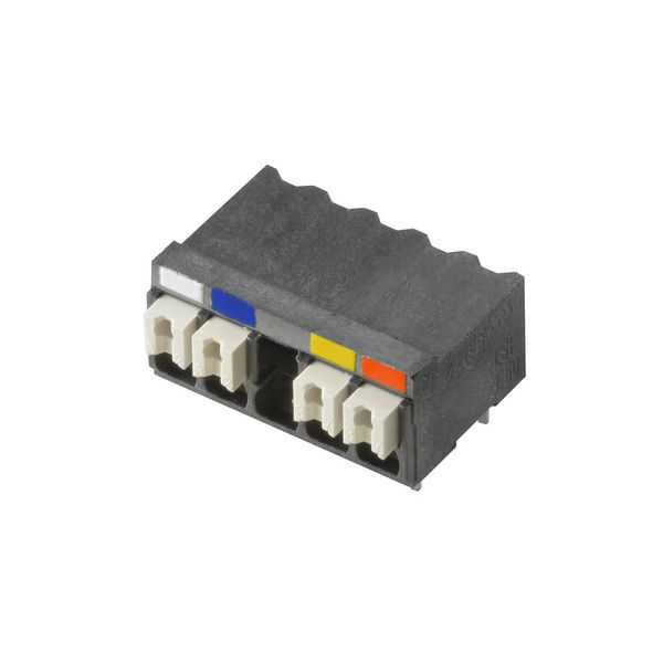 PCB terminal, 3.50 mm, Number of poles: 4, Conductor outlet direction: image 1