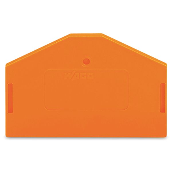End and intermediate plate 2.5 mm thick orange image 3