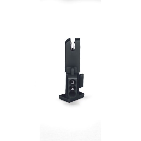 Socket module without ground contact 1-pole black image 1