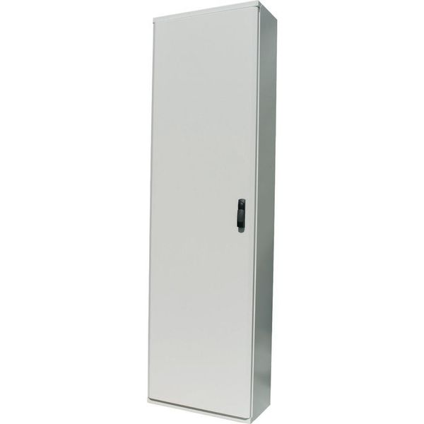 White floor standing distribution board with locking rotary lever, W = 800 mm, H = 2060 mm, D = 300 mm image 4
