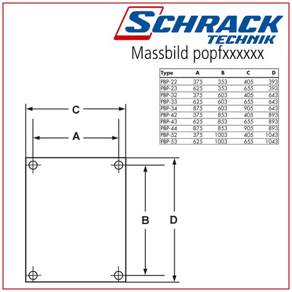 MAXIPOL Mounting plate polyester D=4mm for H=750 W=1000mm image 1