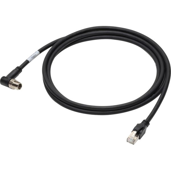 FHV7 Ethernet cable, right angle 2 m, M12 connector FHV 2061M image 1