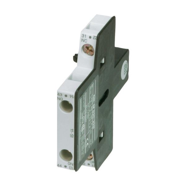 Auxiliary contact module, 2 pole, Ith= 10 A, 1 N/O, 1 NC, Side mounted, Screw terminals, DILMT40 - DILMT95 image 3