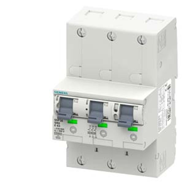 Main miniature circuit breaker (SHU), 3x 1-pole, E 50, 400 V image 2