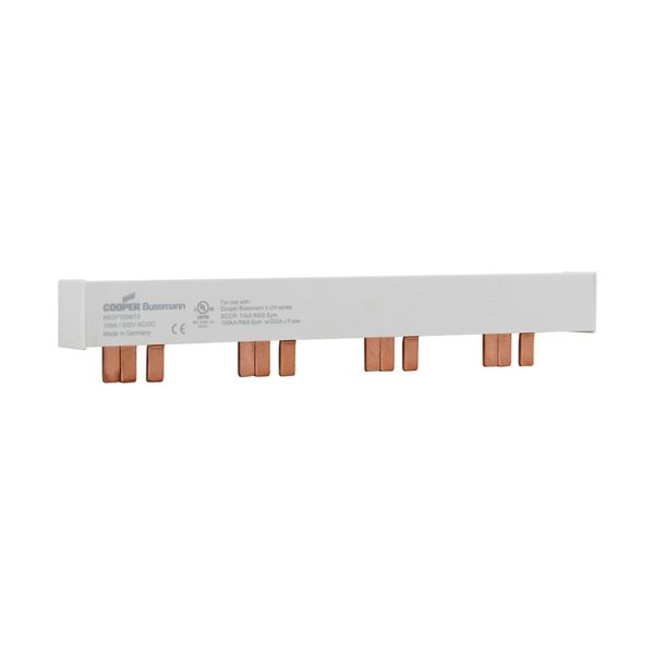 BUSBAR, low voltage, 100 A, AC 600 V, DC 600 V, 22 x 37 x 214 mm, 12P, UL image 11