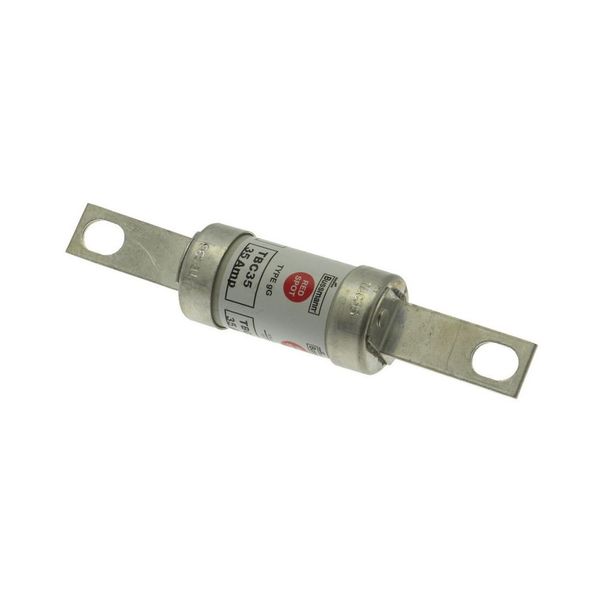 Fuse-link, low voltage, 35 A, AC 660 V, DC 460 V, BS88, 27 x 129 mm, gL/gG, BS image 15