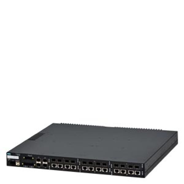 6GK6222-6AB00-5CN0-Z A00+B01+C01+D01+E06+F06+G06 RUGGEDCOM RST2228 is a field modular, fully managed Layer 2 Ethernet switch with 4 x 1/10 GBit/s and 24 x 100/1000 MBit/s non-blocking image 1