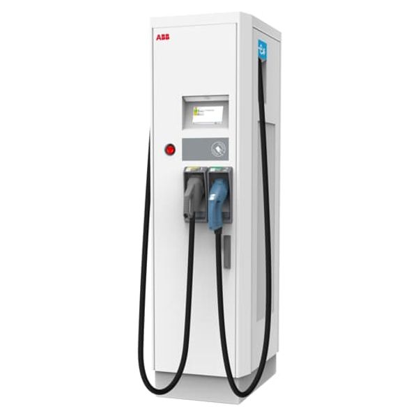 Terra CE 54HV CJ 4N1-7M-0-0 Terra 50 kW 1000 V charger, CCS 2 + CHAdeMO, 3.9 m cables, CE image 3