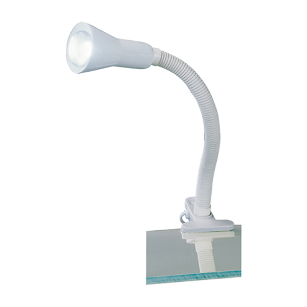 Flexo table lamp clip E14 white image 1