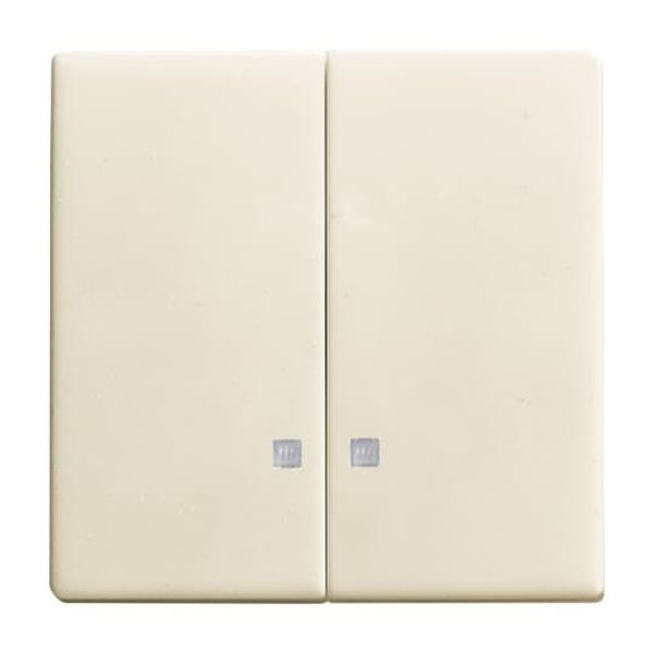 1785 K-82-500 Mechanical Controls None for Switch/push button, Two-part rocker ivory white - carat image 3