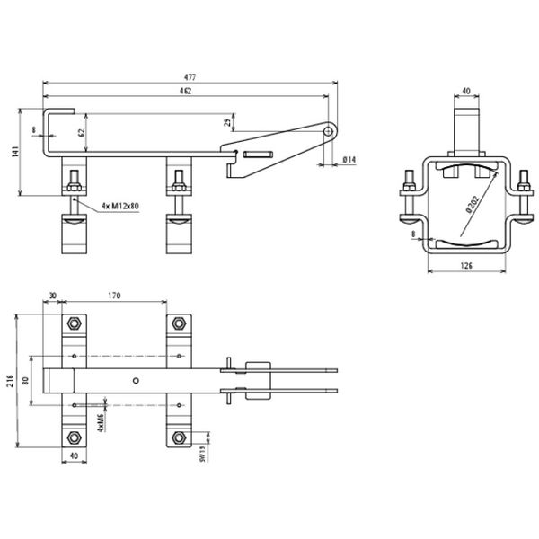 Hammer support St/tZn for Hilti TE 3000 AVR image 2