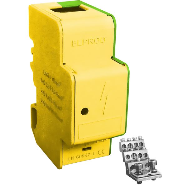 Modular distribution block ELP-LBR160Aż-z yellow-green image 1