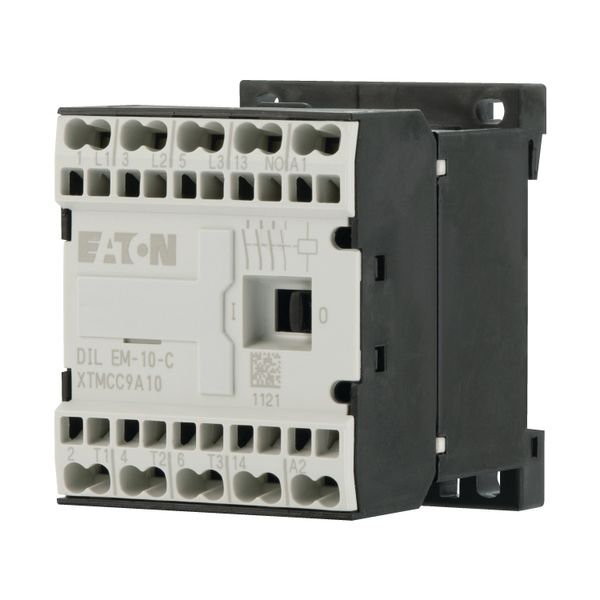 Contactor, 380 V 50 Hz, 440 V 60 Hz, 3 pole, 380 V 400 V, 4 kW, Contacts N/O = Normally open= 1 N/O, Spring-loaded terminals, AC operation image 12