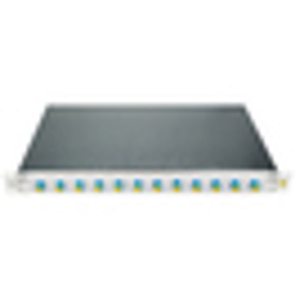 FO Patchpanel 19", 1U, sliding, for 4 fibers, LC, SM image 5