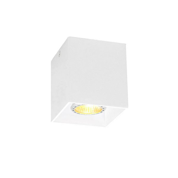 Ceiling Lamp Square White Dice image 1