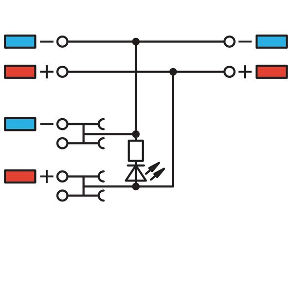 3-conductor sensor supply terminal block LED (green) 1 mm² orange image 4