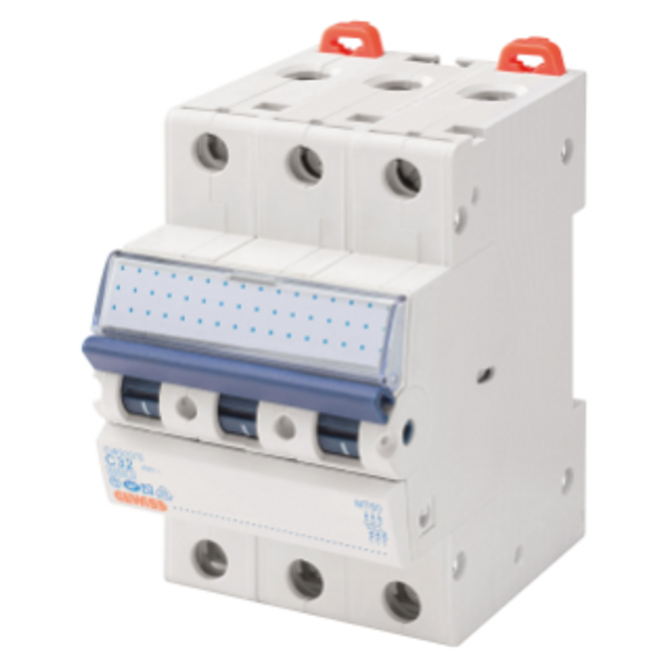 MINIATURE CIRCUIT BREAKER - MT45 - 3P CHARACTERISTIC B 32A - 3 MODULES image 1