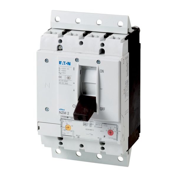Circuit breaker 4-pole 250A, system/cable protection, withdrawable uni image 3