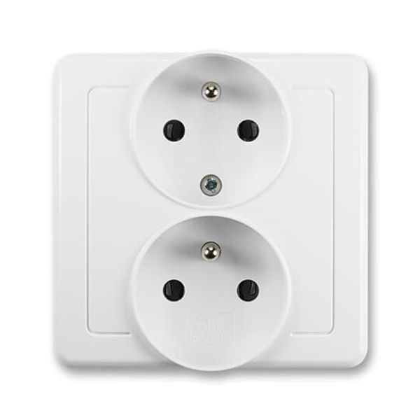5512G-C02249 B1 Outlet double with pin ; 5512G-C02249 B1 image 1