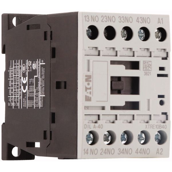 Contactor relay, 48 V 50 Hz, 4 N/O, Screw terminals, AC operation image 4