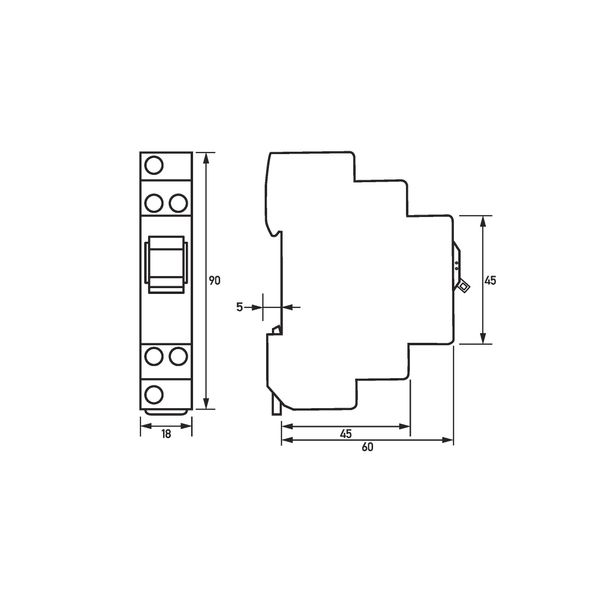 Centre plate f. USB charger LC4320U LC1969USB262 image 5