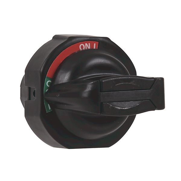 Selector Handle, Rotary Disconnect Switch, Black, 90D Action image 1