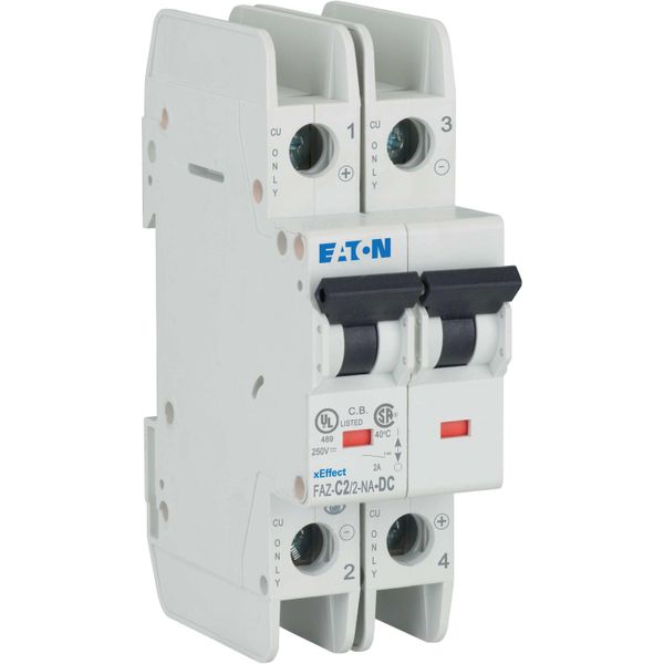 Miniature circuit breaker (MCB), 2 A, 2p, characteristic: C, DC image 11