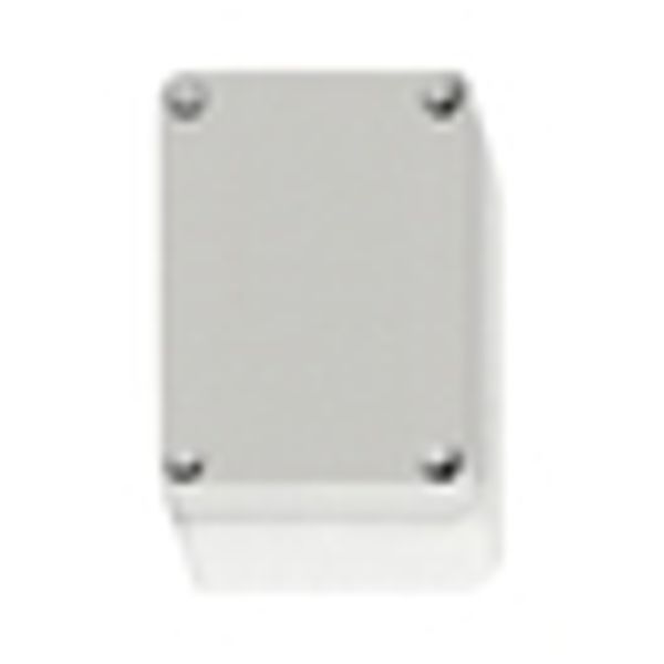 Enclosure ABS, grey cover, 130x95x65 mm, RAL7035 image 3