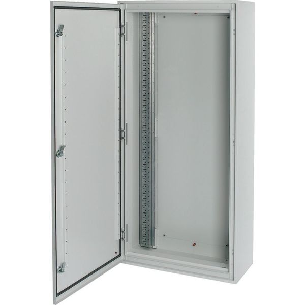 Surface-mounted installation distribution board with double-bit lock, IP55, HxWxD=1060x1000x270mm, white image 2