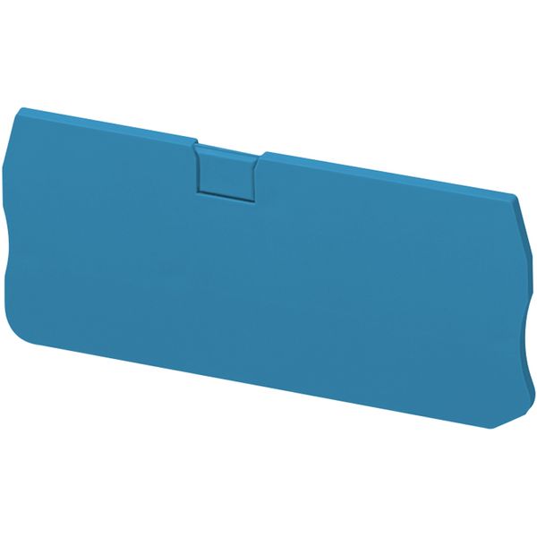 END COVER, 4PTS, BLUE, 2,2MM WIDTH, FOR SPRING TERMINALS NSYTRR24, NS image 1