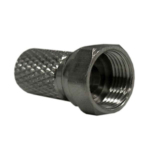 Coax F-Connector male, screwable, for cable 6.6 - 6.8mm image 1