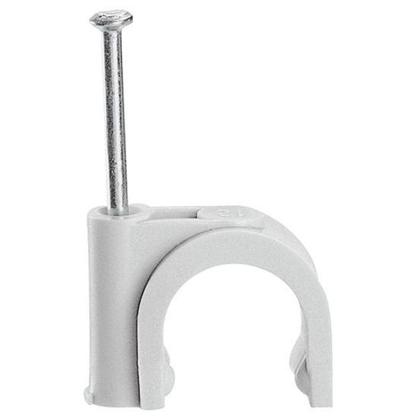 Cable clip Fixfor - for concrete materials - for cable Ø 16 mm - grey image 1