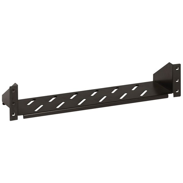 Fixed shelf 2U for enclosures depth 360mm quick fixing image 1