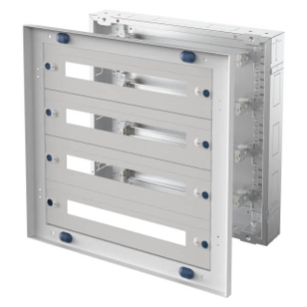 CVX DISTRIBUTION BOARD 160I - FLUSH-MOUNTING - 600x1000x105 - 144(24x6) MODULES - IP30 - WITHOUT DOOR - GREY RAL7035 image 1