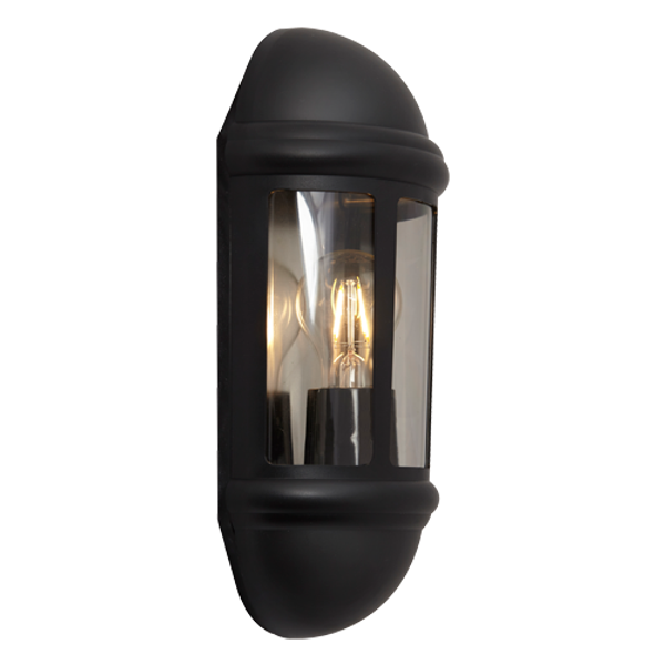 Latina E27 Half Lantern Photocell Black image 3