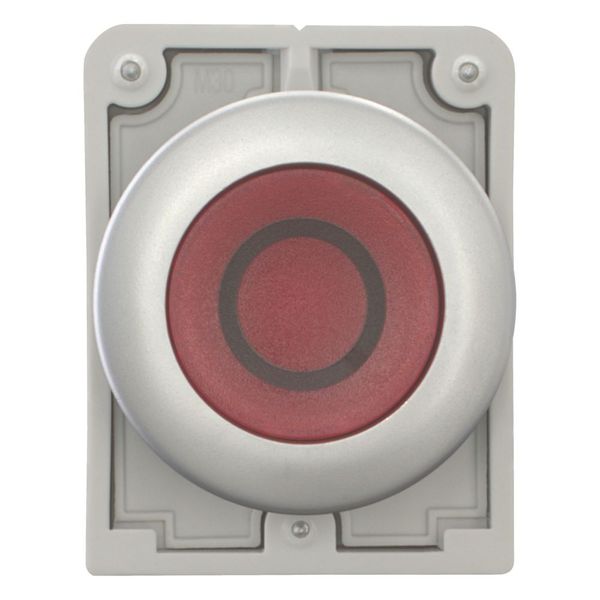 Illuminated pushbutton actuator, RMQ-Titan, Flat, maintained, red, inscribed, Metal bezel image 10