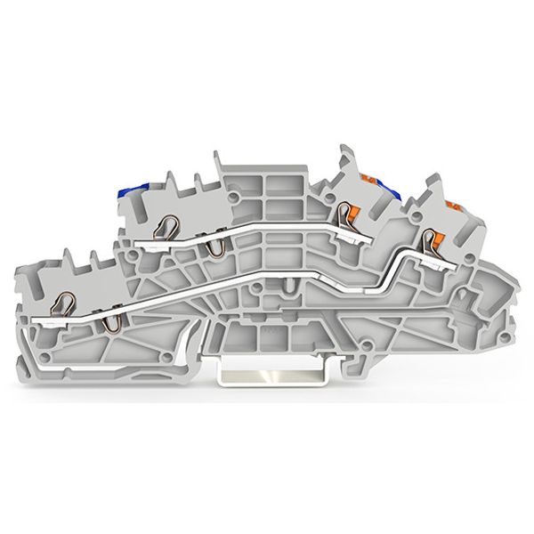 Multilevel installation terminal block N/L Push-in CAGE CLAMP® gray image 2