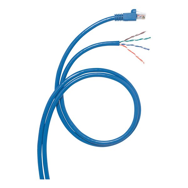 Patch cord RJ45 category 6 U/UTP blue 8 meters image 2