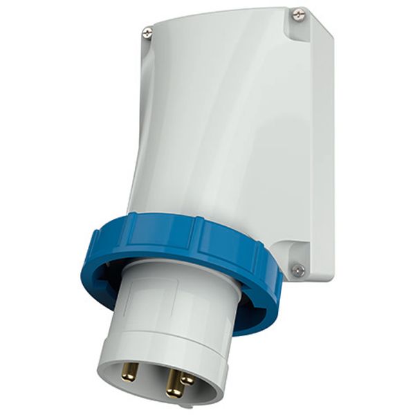 Wall mounted inlet, 63A3p6h230V, IP67 image 2