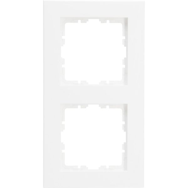HK07 PURE - Abdeckrahmen 2-fach, Farbe: arktisweiß matt image 1