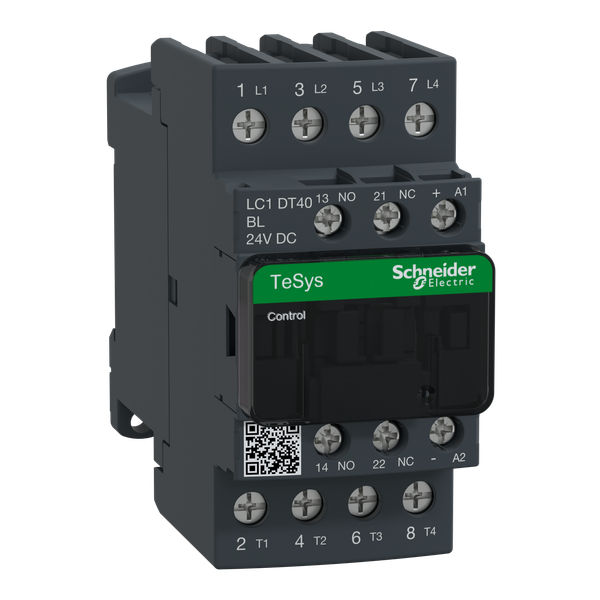 TeSys Deca contactor - 4P(4 NO) - AC-1 - = 440 V 40 A - 24 V DC low cons coil image 6