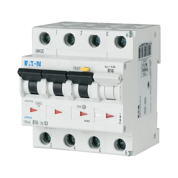 RCD/MCB combination, 13 A, 30 mA, MCB trip characteristic: D, 3p+N, RCD trip characteristic: A image 7