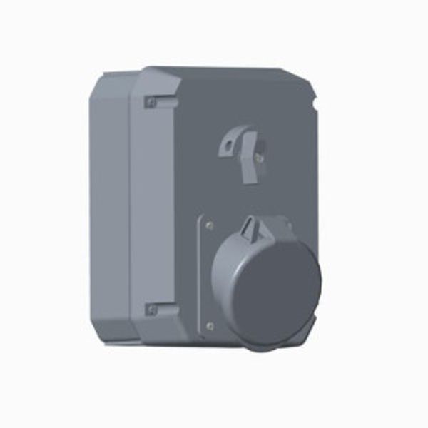 263MM1 Industrial Switched Interlocked Socket Outlet image 3