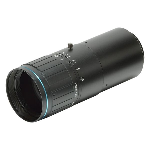Vision lens, high resolution, focal length 100 mm, 1.8-inch sensor siz image 1