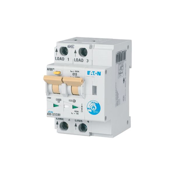 Arc Fault Detection Device, 2p, B, 13 A, 30 mA, type AC image 2