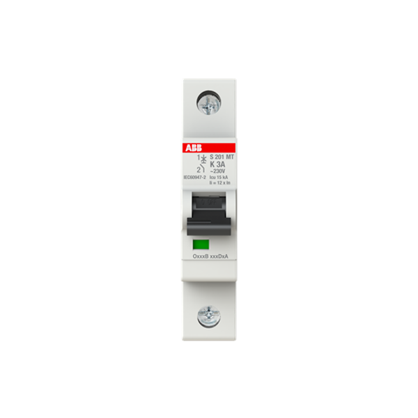 S201MT-K3 Miniature Circuit Breakers MCBs - 1P - K - 3 A image 4