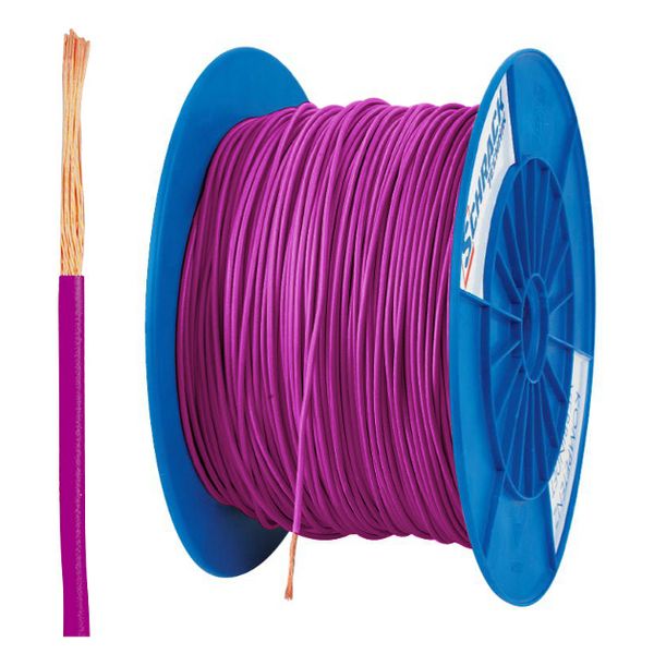 PVC Insulated Single Core Wire H07V-K 1.5mmý violet (coil) image 1