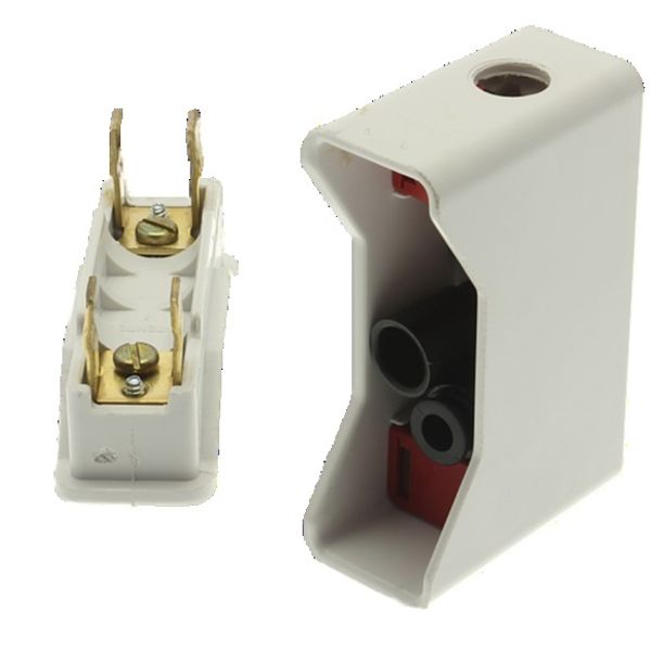 Fuse-holder, LV, 20 A, AC 690 V, BS88/A1, 1P, BS, front connected, white image 4