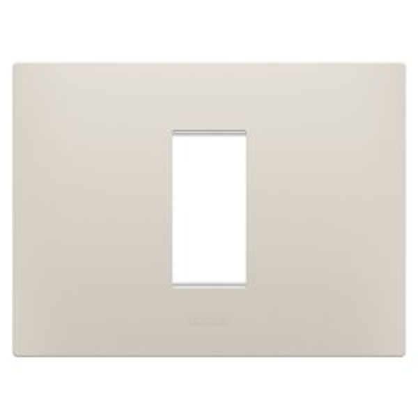 EGO PLATE - IN TECHNOPOLYMER - 1 MODULE - NATURAL BEIGE - CHORUSMART image 1