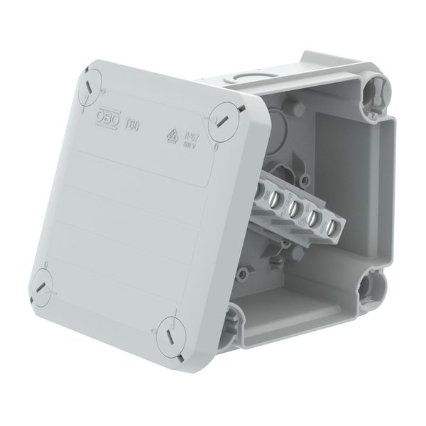 T 60 M20 KL Junction box T60, with knock-out entries, with terminal strip image 1
